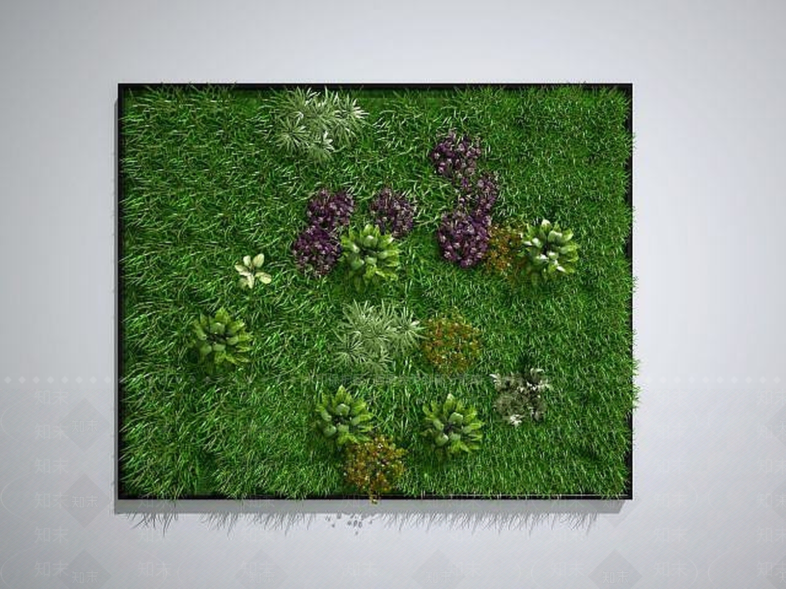 现代植物墙墙绿植墙景观墙3D模型下载【ID:1189544531】