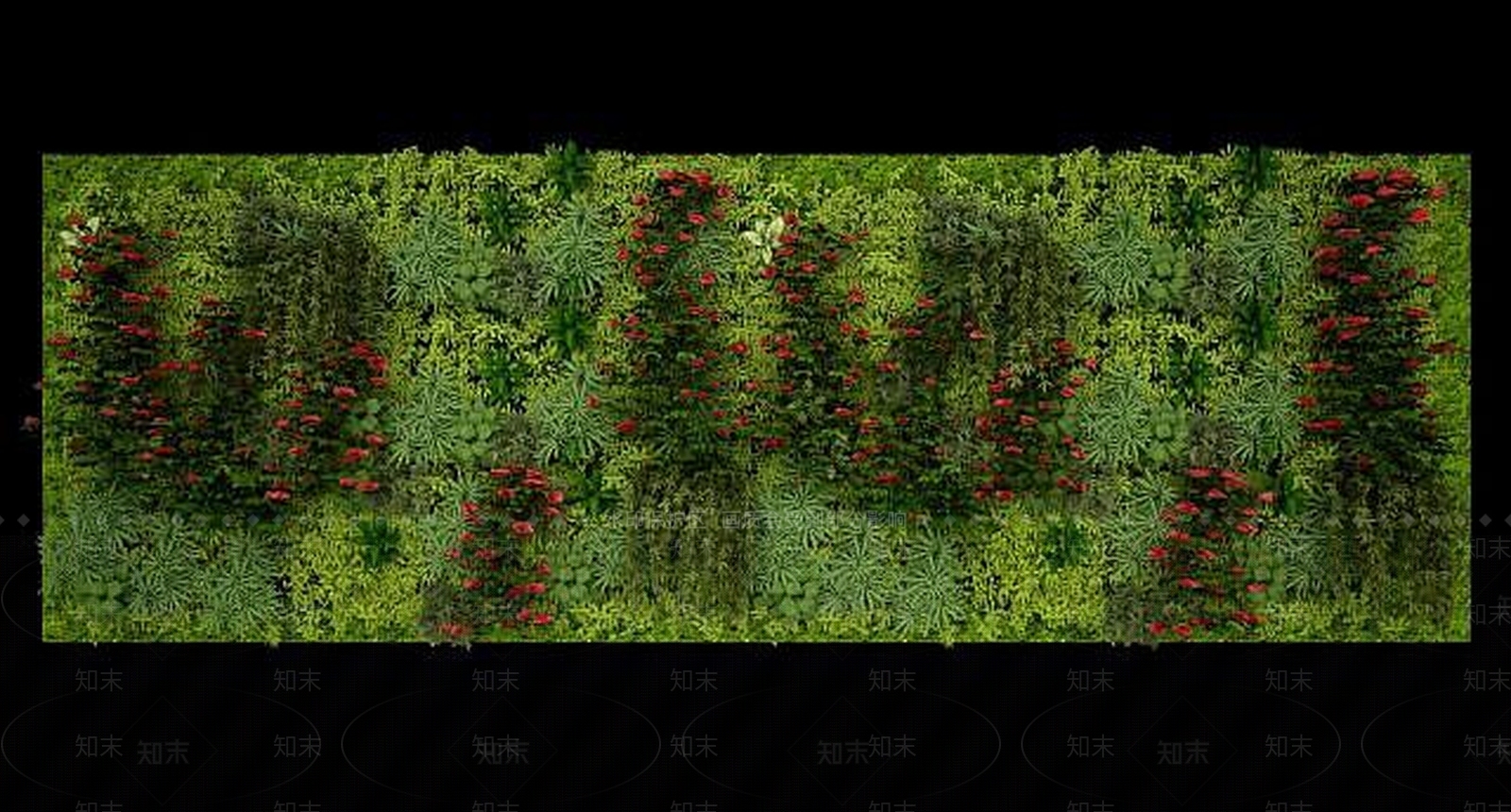 现代植物墙墙绿植墙景观墙3D模型下载【ID:1189544664】