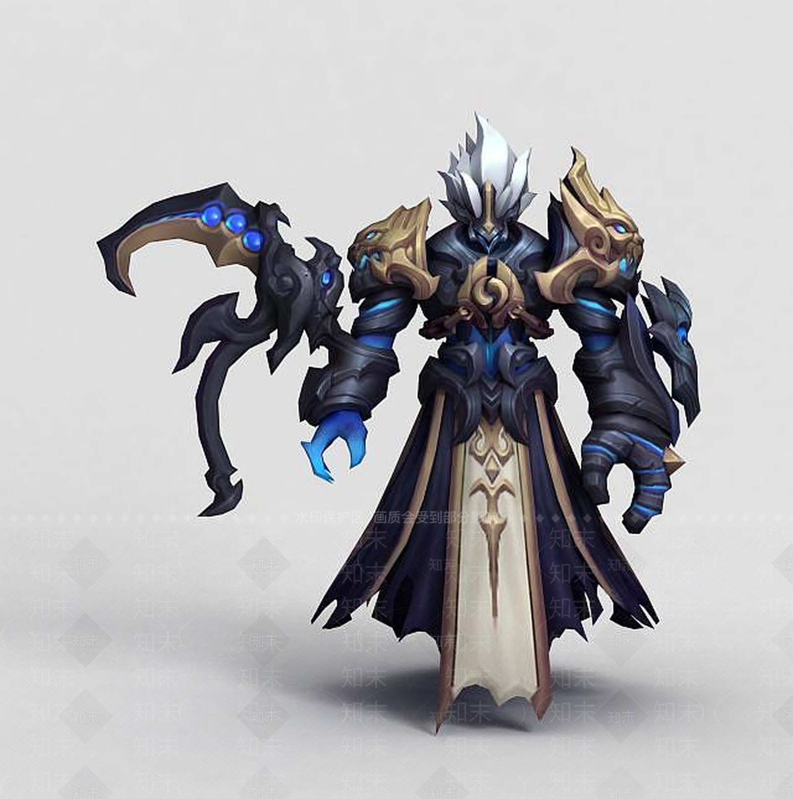 现代王者荣耀游戏人物男角色3D模型下载【ID:1189549698】