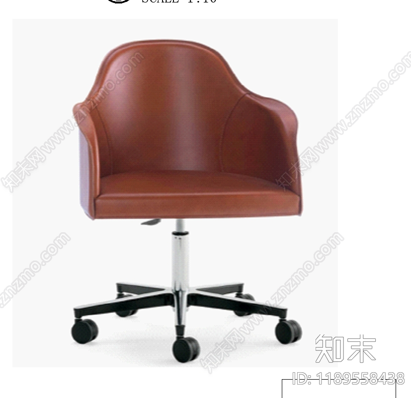 意式椅子施工图下载【ID:1189558438】