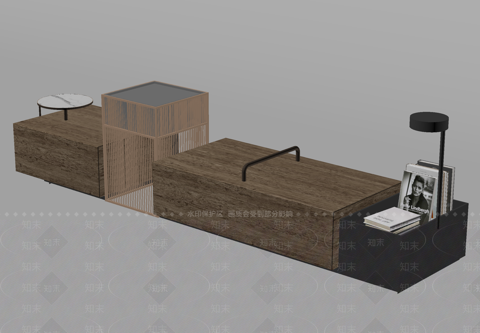 现代景观座椅SU模型下载【ID:1189561747】