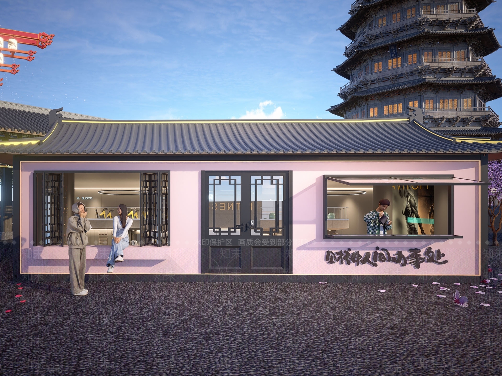 集装箱SU模型下载【ID:1189573392】