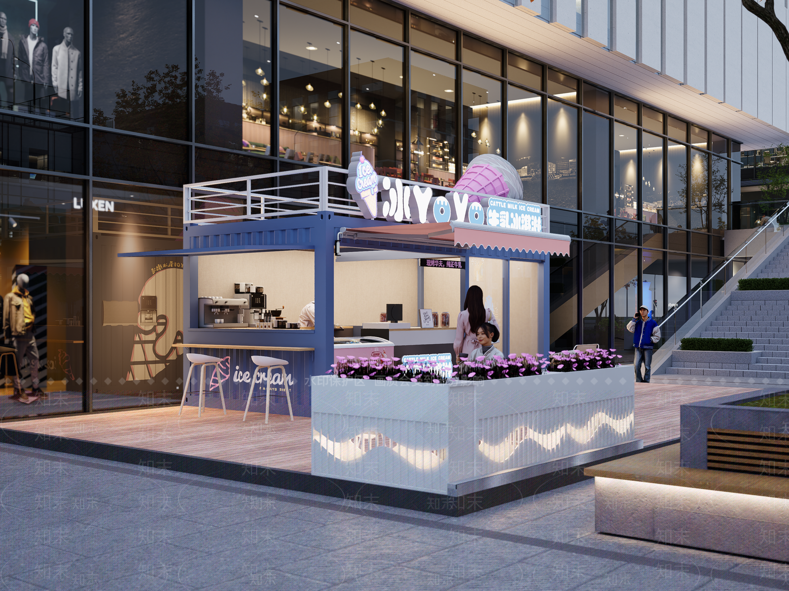 集装箱SU模型下载【ID:1189573551】