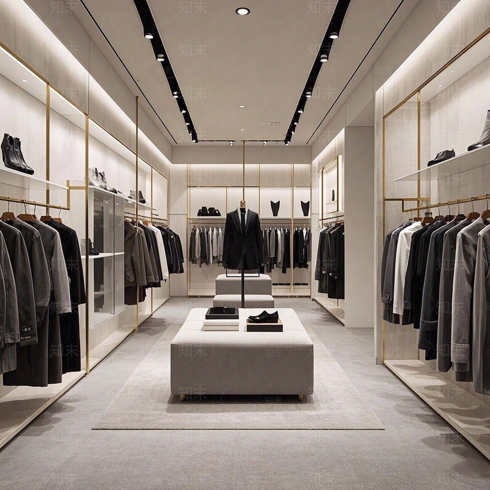 现代轻奢商铺贴图下载【ID:1189576277】