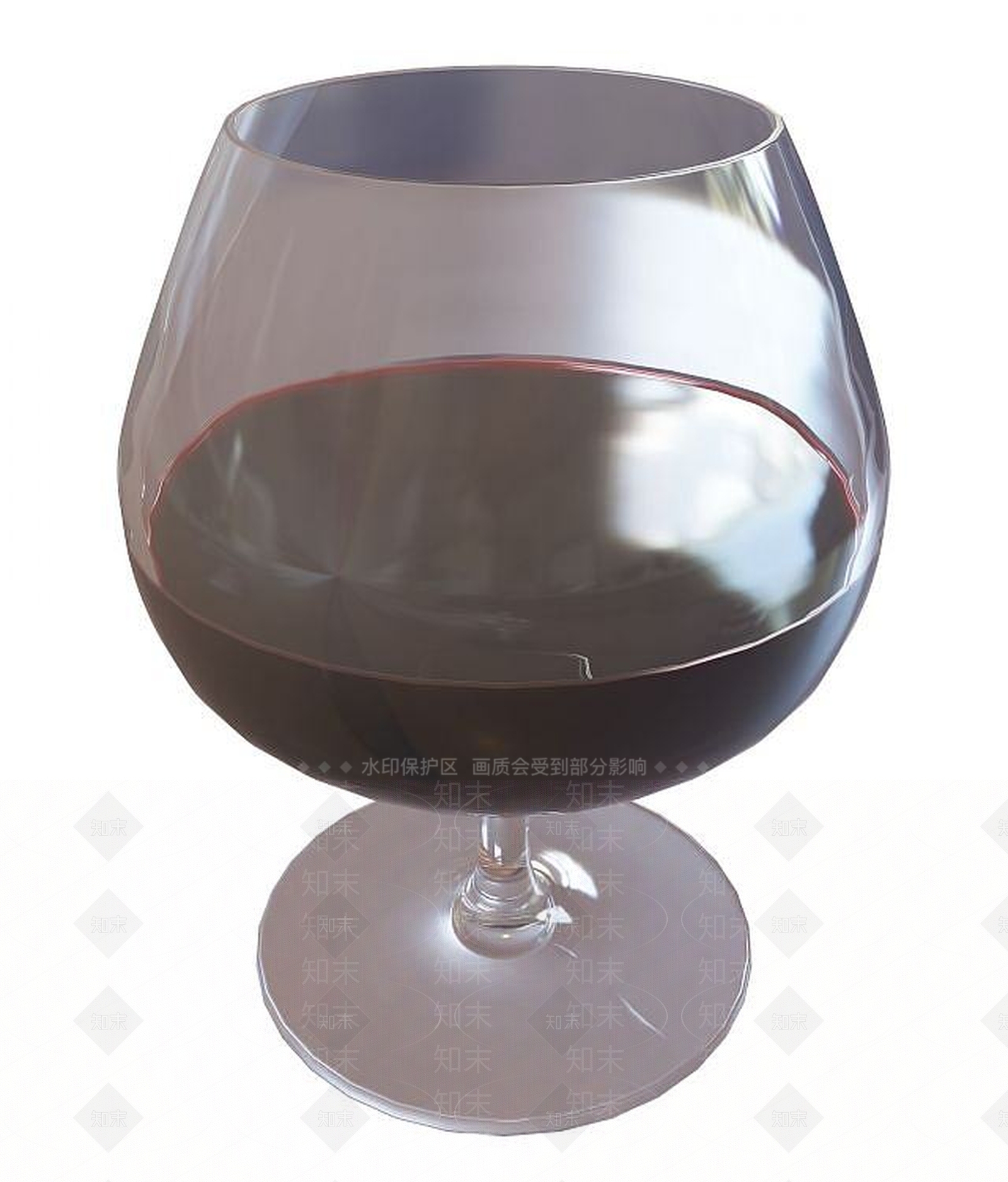 现代酒杯3D模型下载【ID:1189576889】