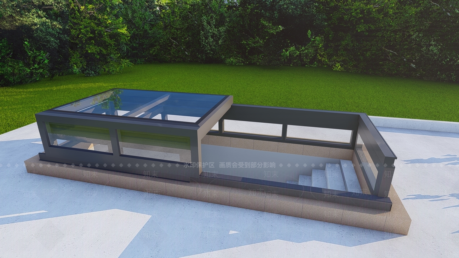 现代别墅SU模型下载【ID:1189587326】