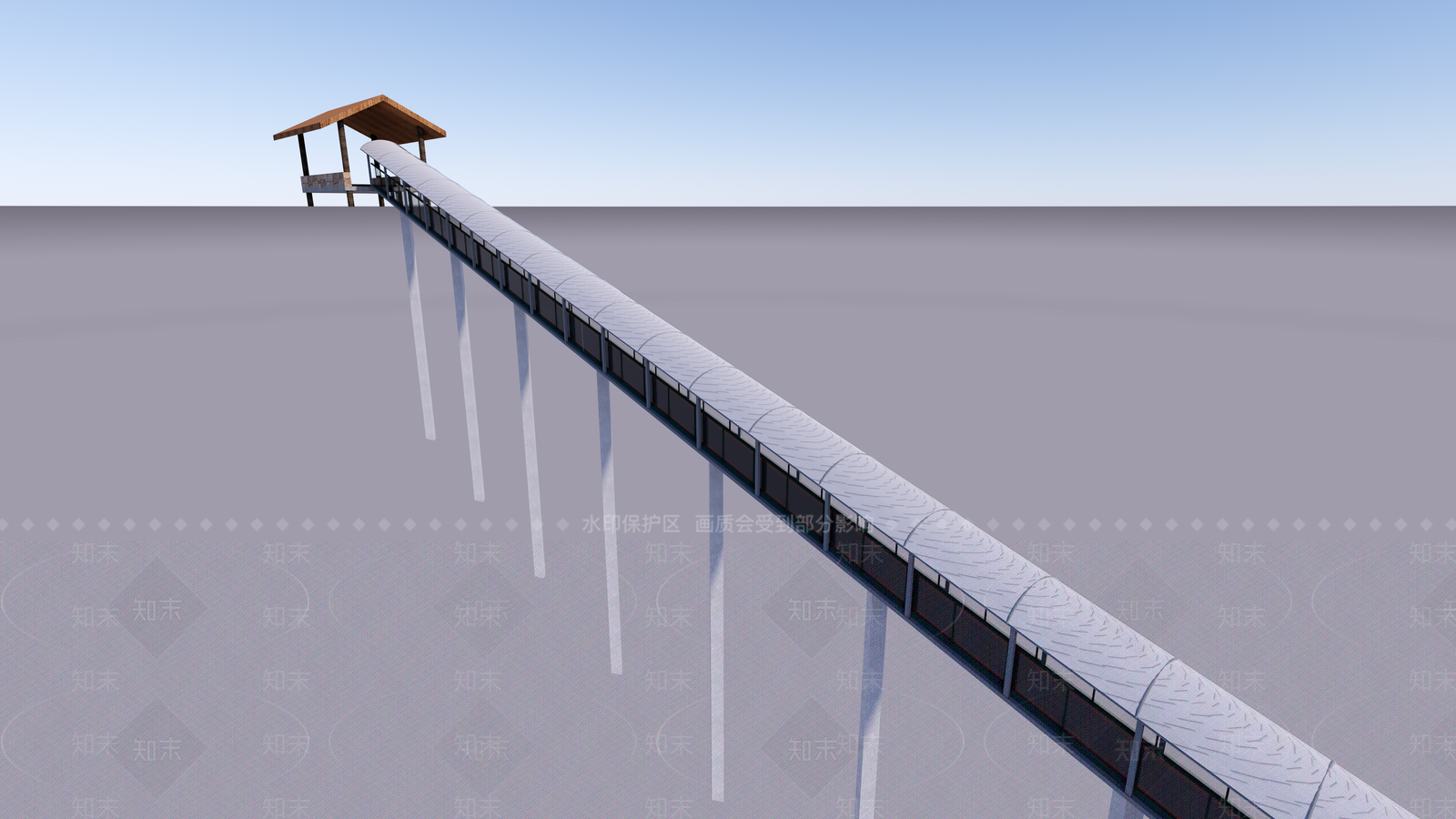 现代景观公园SU模型下载【ID:1189590441】