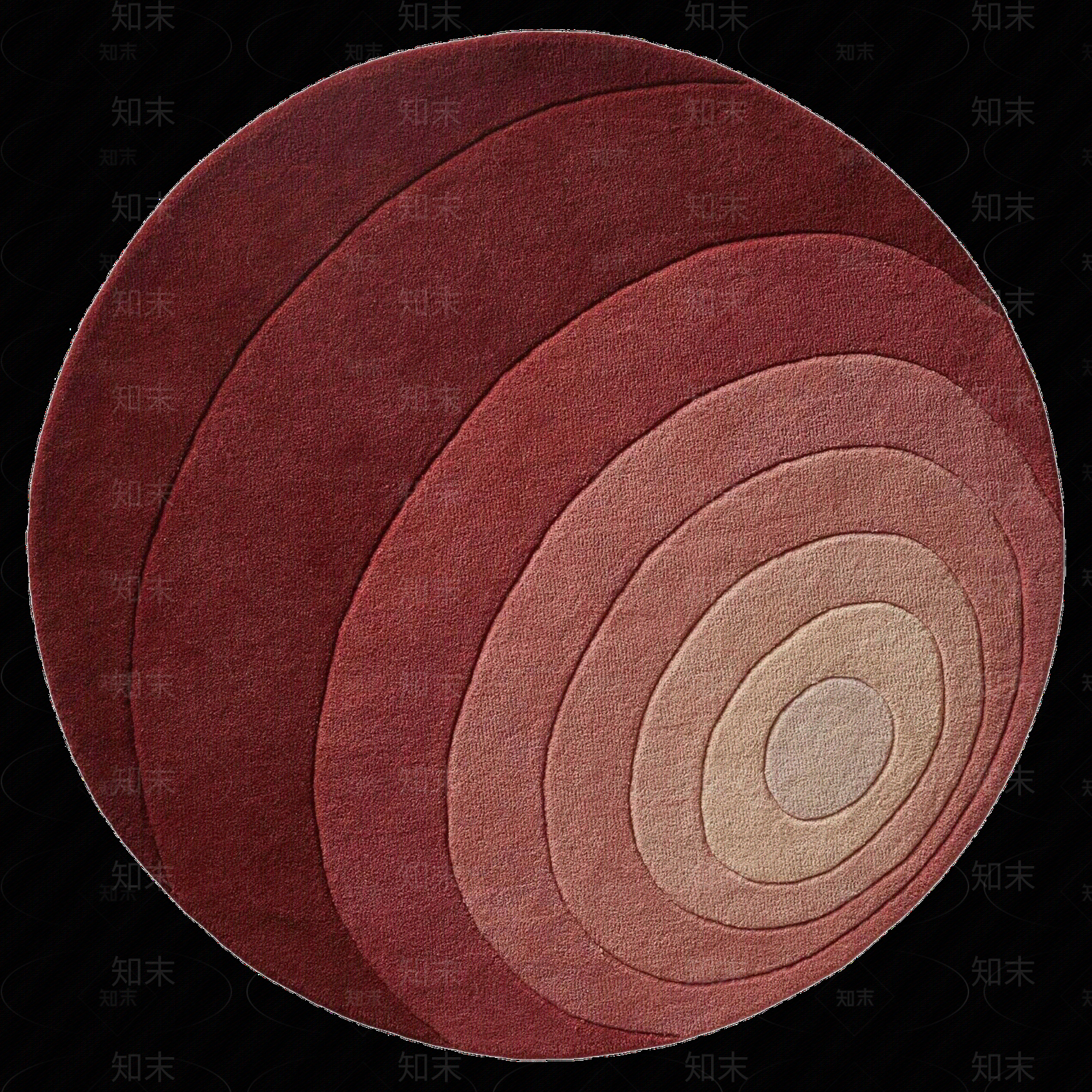 极简简约圆形地毯贴图下载【ID:1189600639】