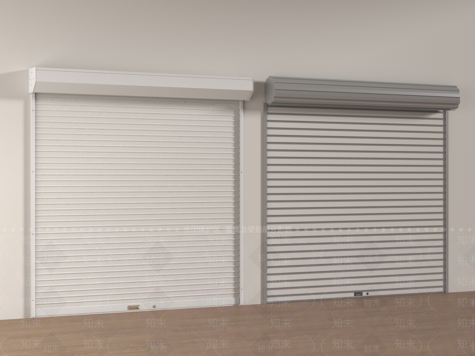 现代卷帘门SU模型下载【ID:1189603159】