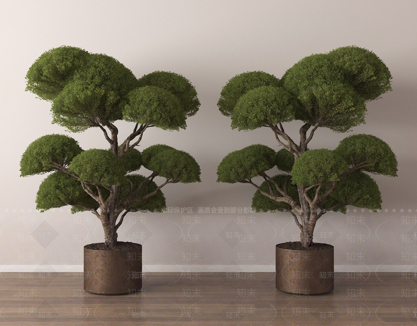 盆栽3D模型下载【ID:1189602917】