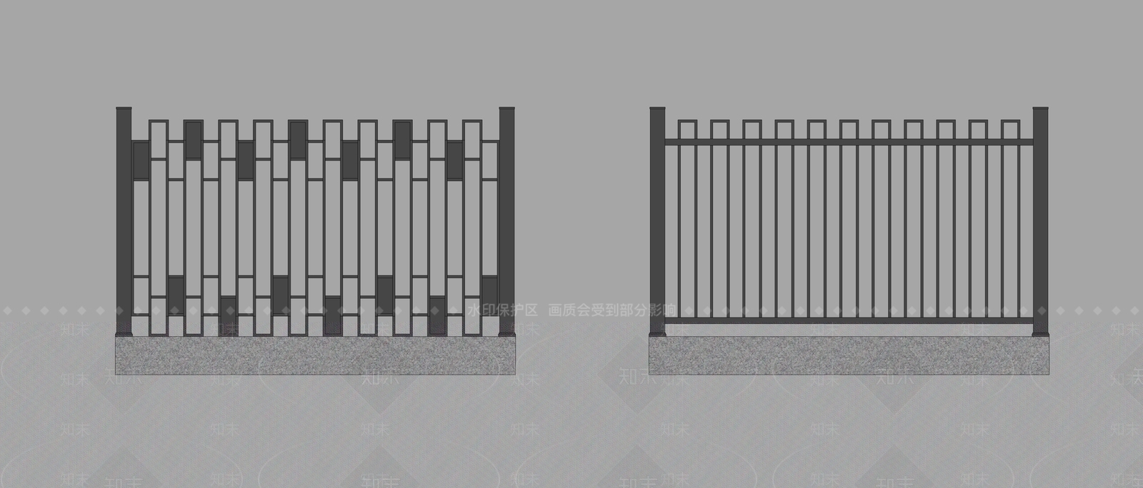 现代新中式庭院小品SU模型下载【ID:1189603590】
