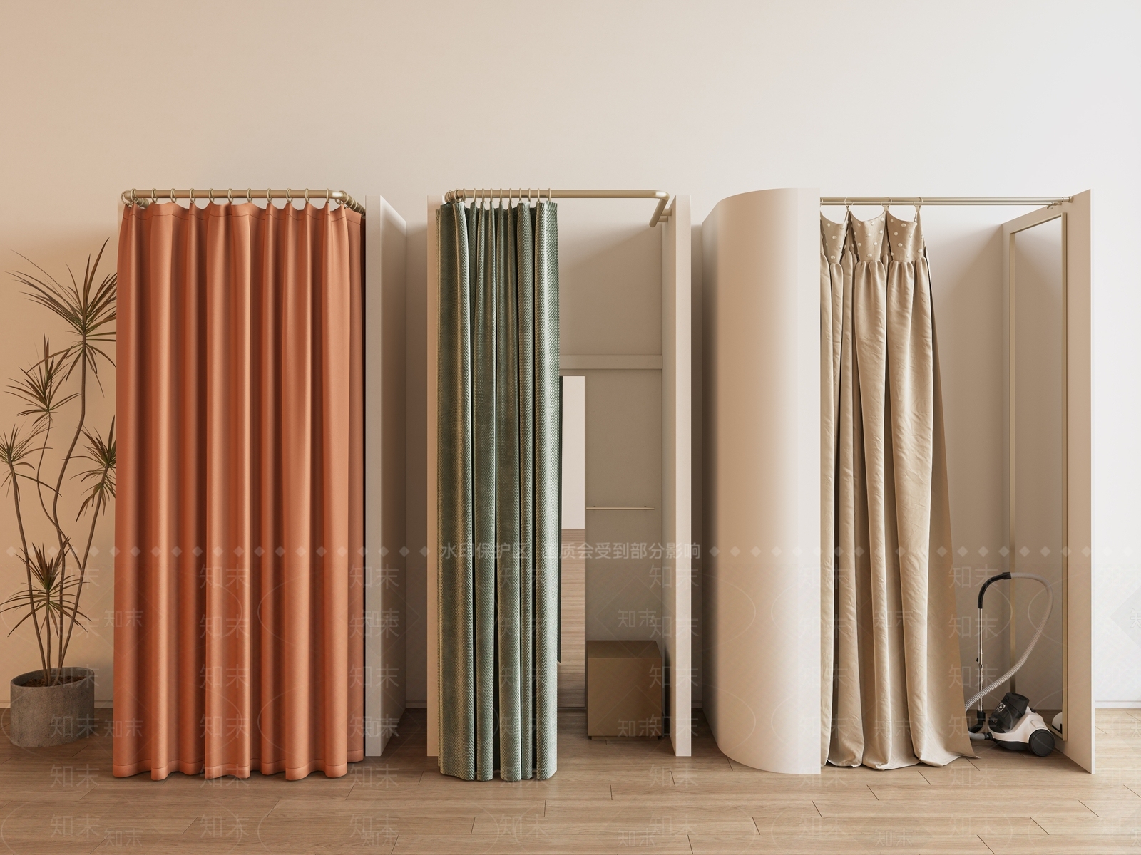 现代服装店3D模型下载【ID:1189606226】