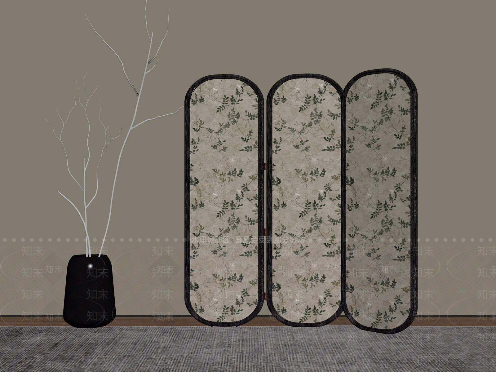 法式屏风SU模型下载【ID:1189608625】