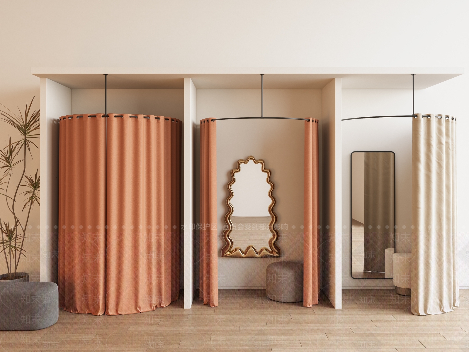 现代服装店3D模型下载【ID:1189611858】