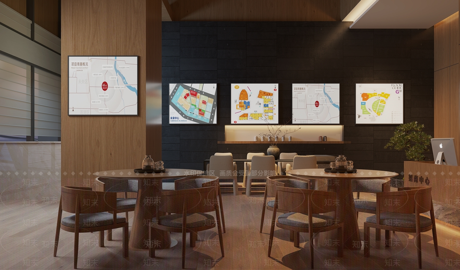 现代售楼处3D模型下载【ID:1189615334】