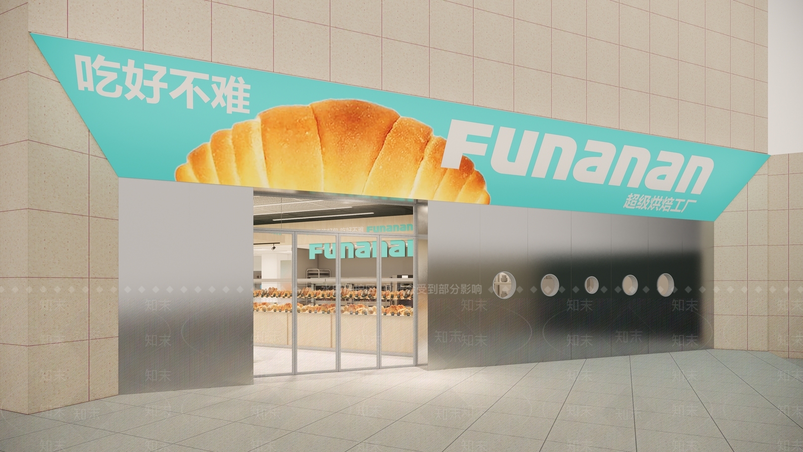 现代甜品面包店SU模型下载【ID:1189619510】