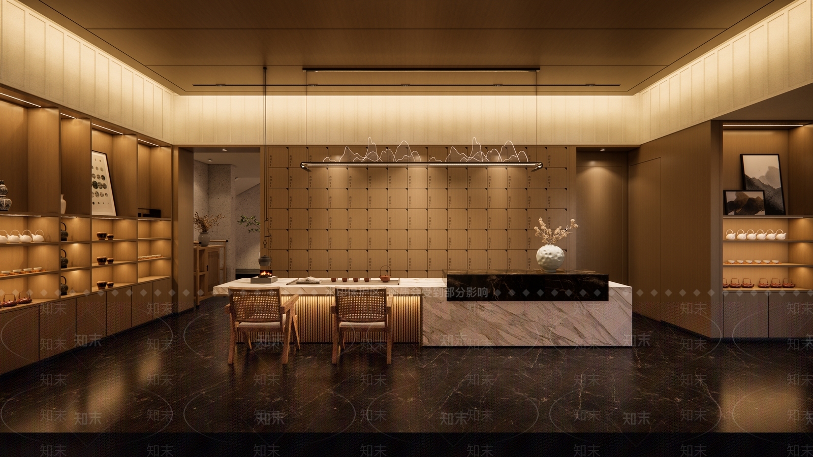 禅意侘寂药店SU模型下载【ID:1189623387】