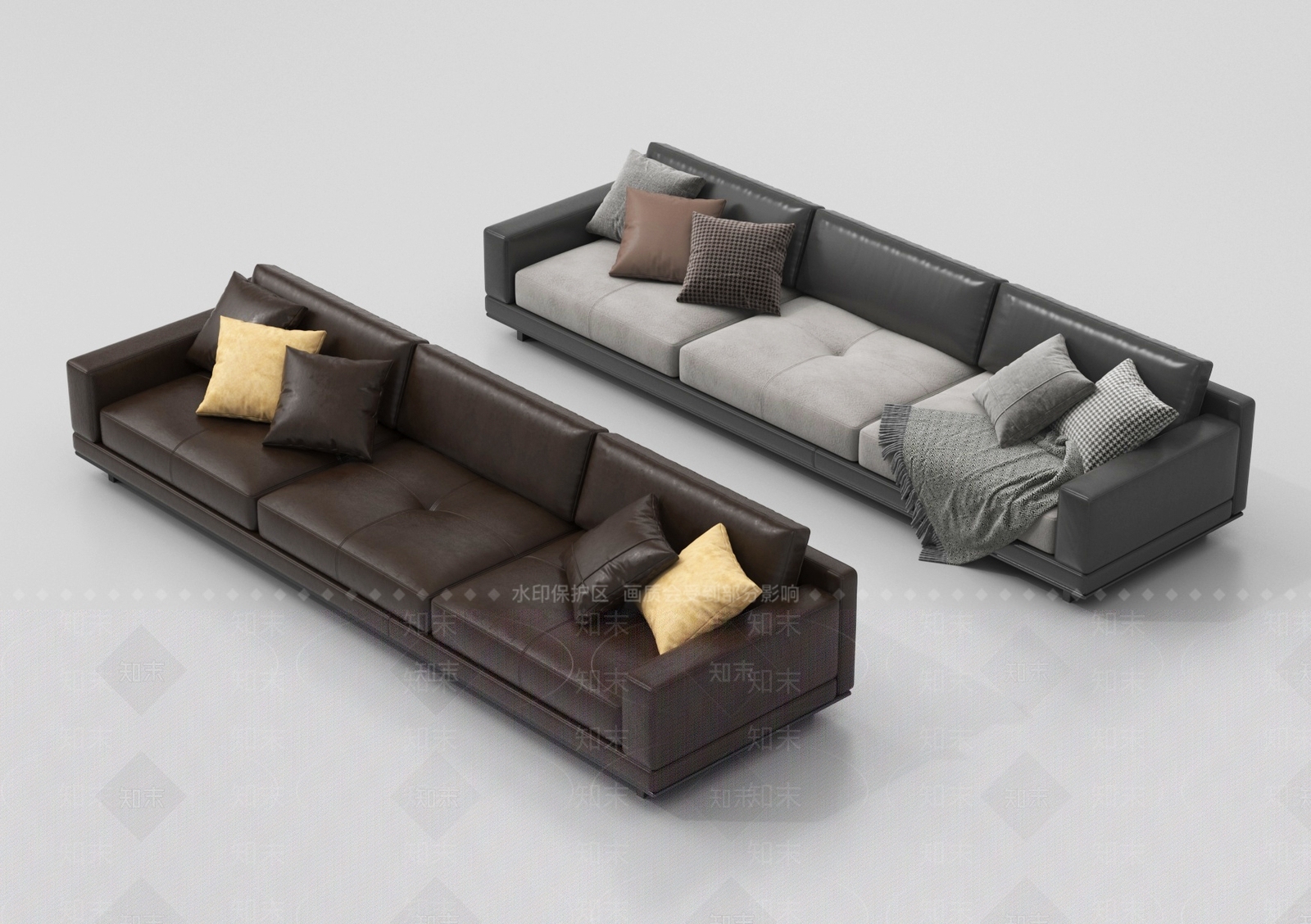 多人沙发3D模型下载【ID:1189623868】