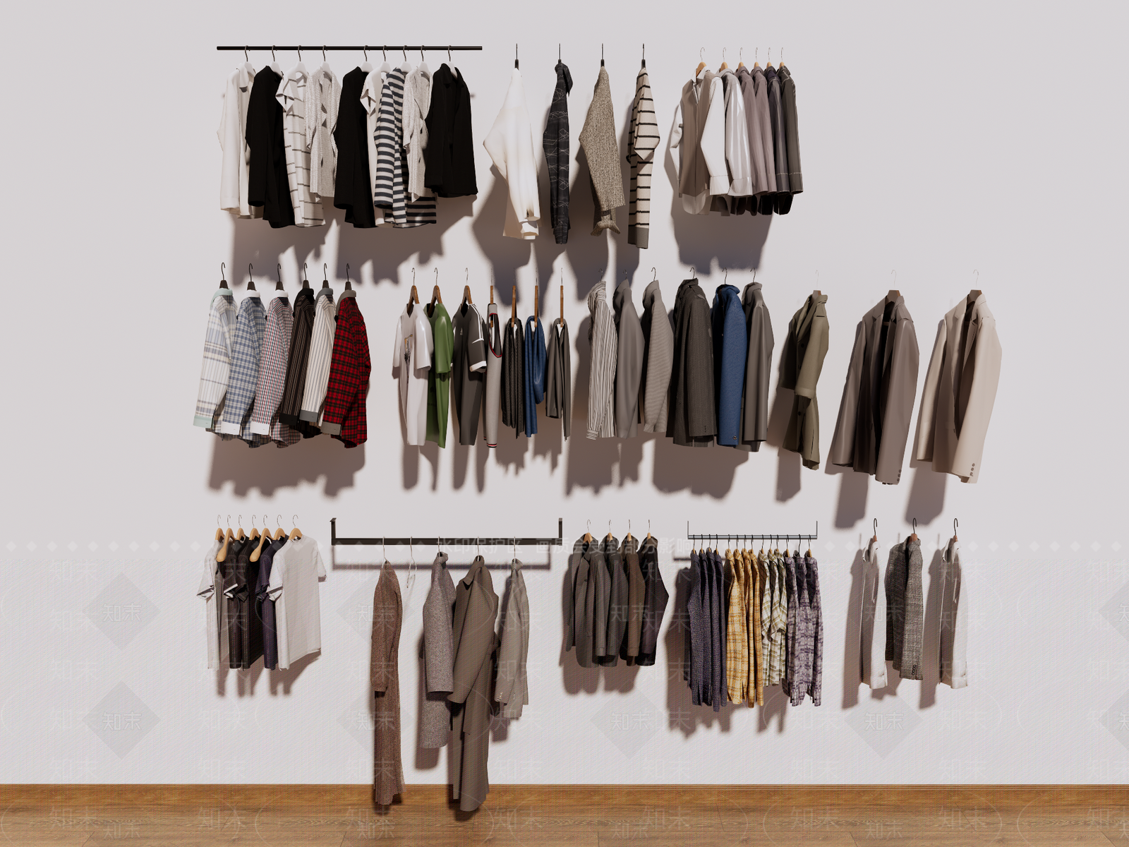 衣服SU模型下载【ID:1189625562】