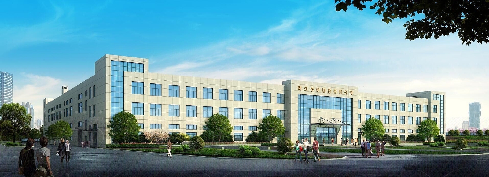 现代厂房办公大楼3D模型下载【ID:1189628229】