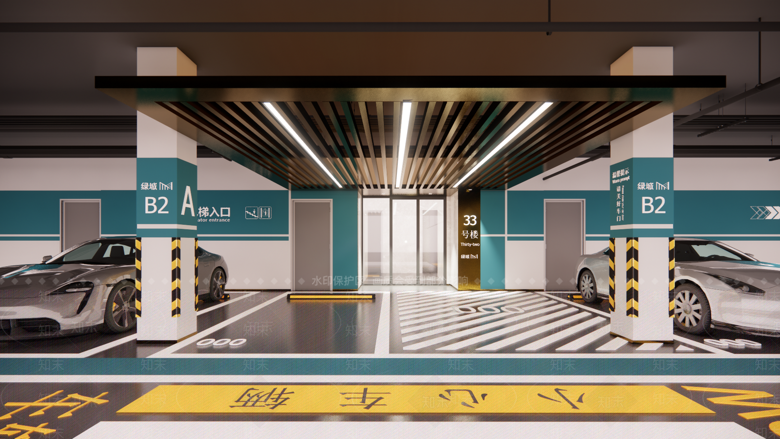 现代电梯厅SU模型下载【ID:1189630058】