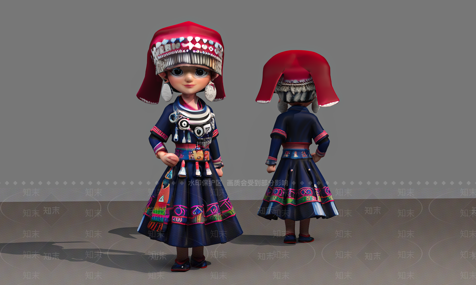 女人3D模型下载【ID:1189636974】