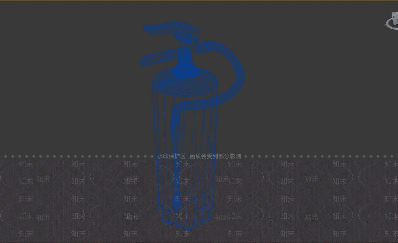 现代手提式灭火器3D模型下载【ID:1189640324】