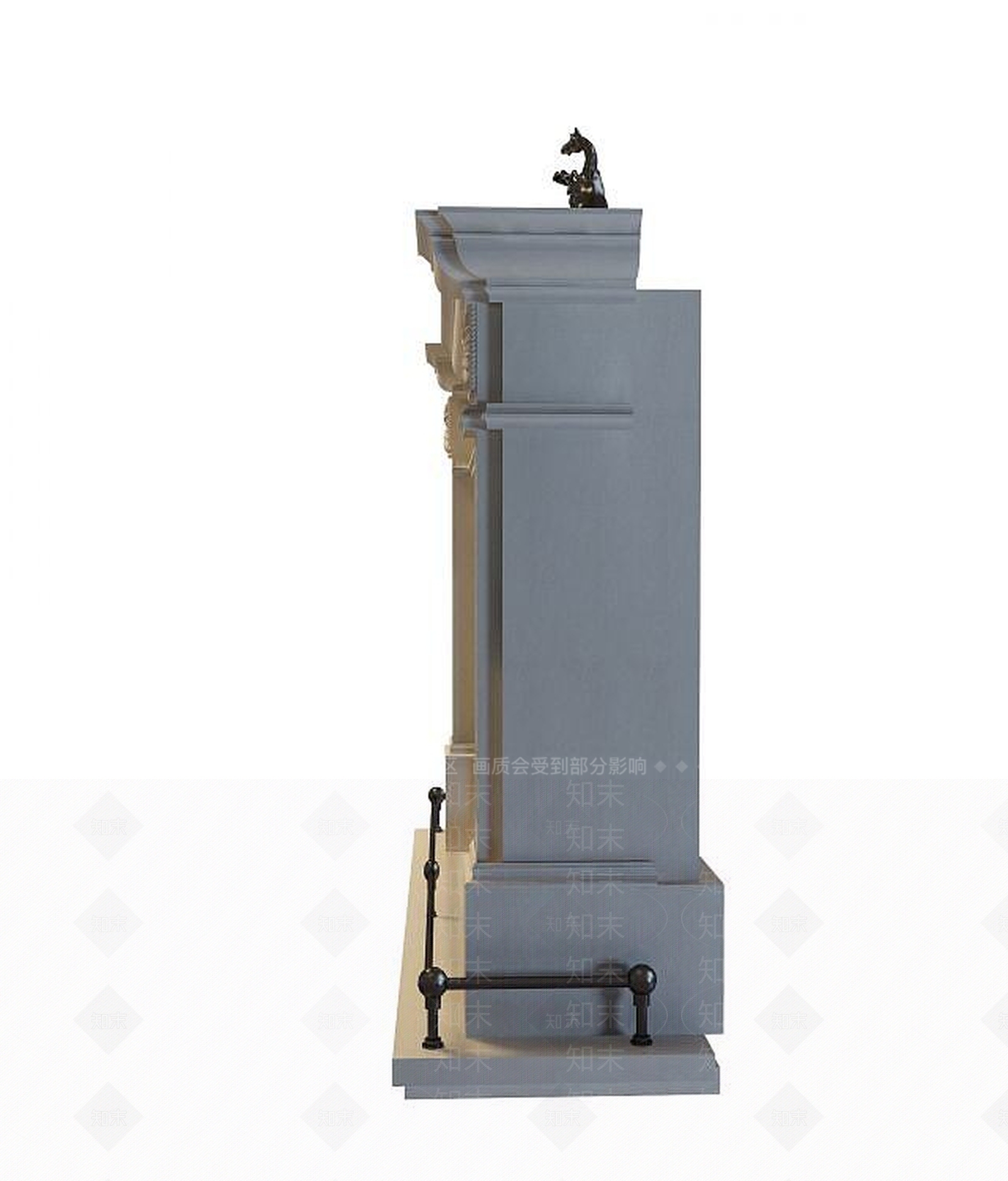 现代壁炉3D模型下载【ID:1189641524】