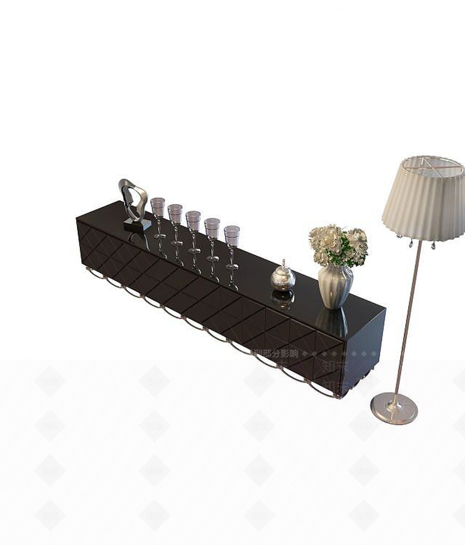 现代卧室抽屉边几3D模型下载【ID:1189642623】