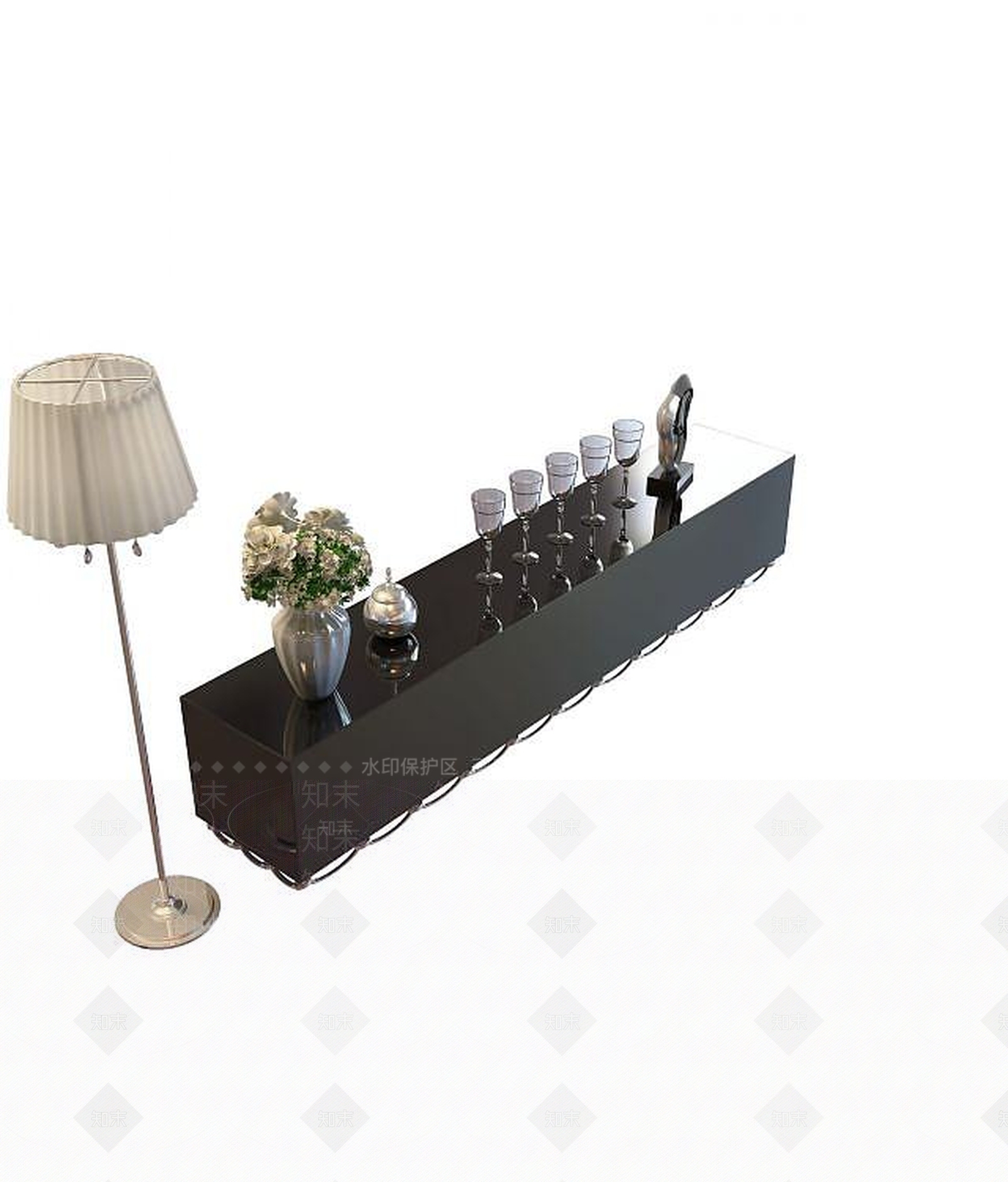 现代卧室抽屉边几3D模型下载【ID:1189642623】