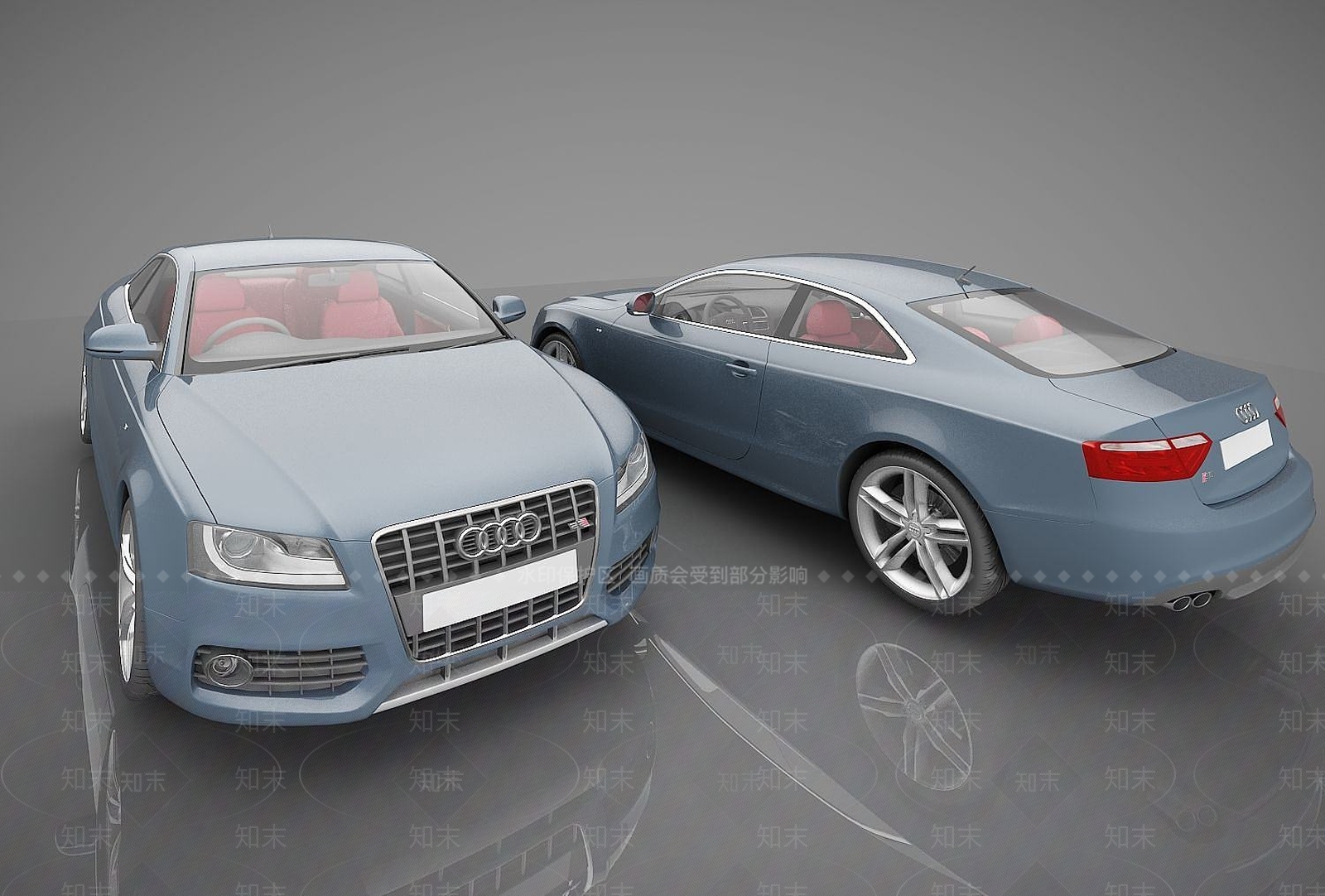 现代奥迪小汽车3D模型下载【ID:1189644763】