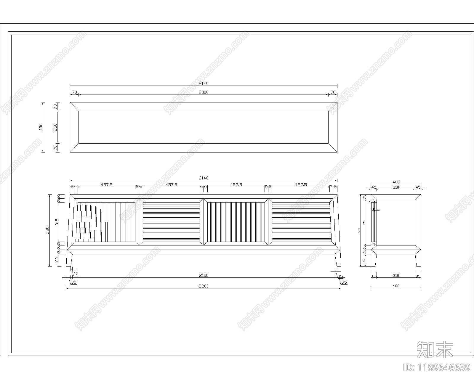 中式新中式家具图库施工图下载【ID:1189646639】