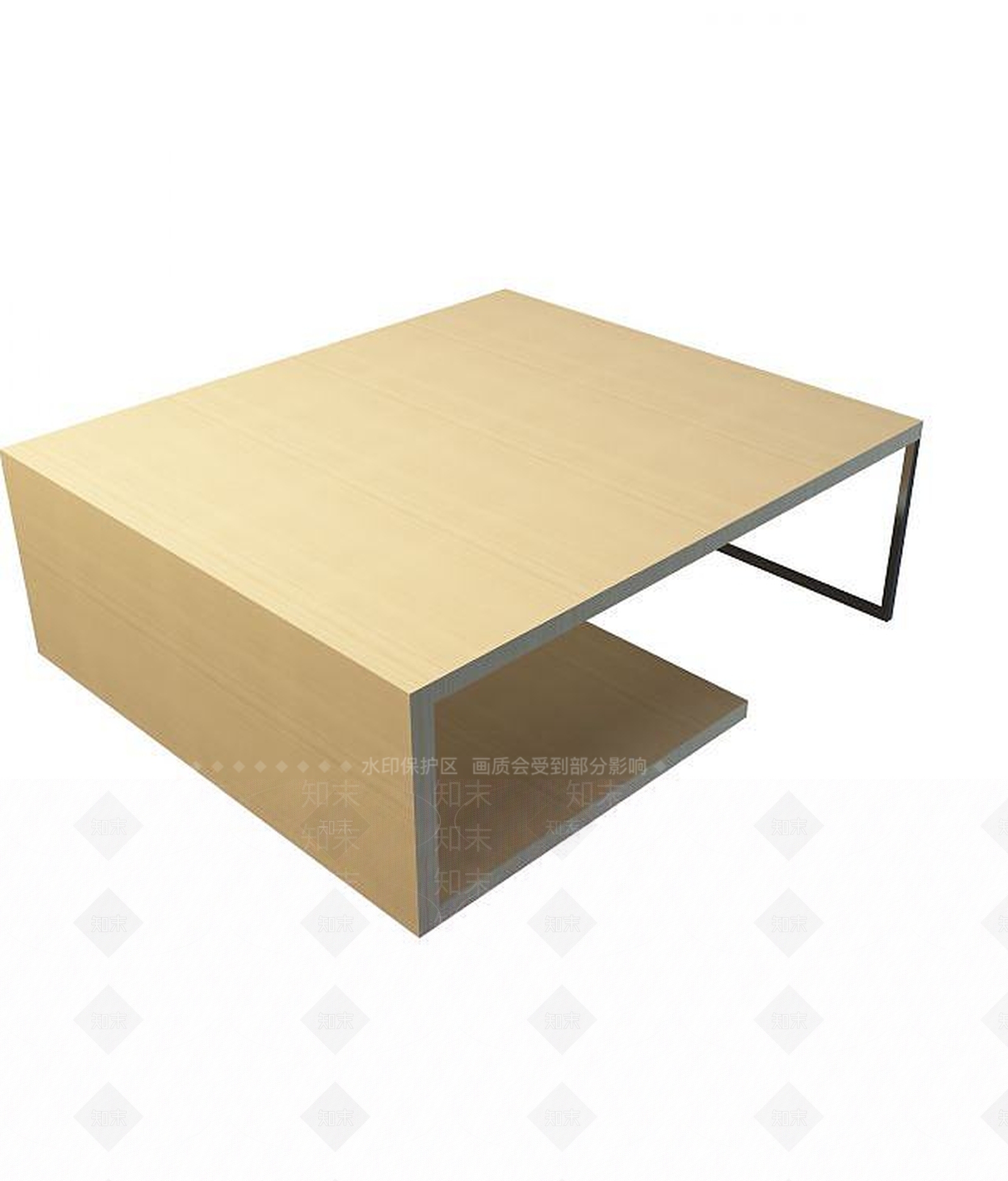 现代边几桌3D模型下载【ID:1189664563】