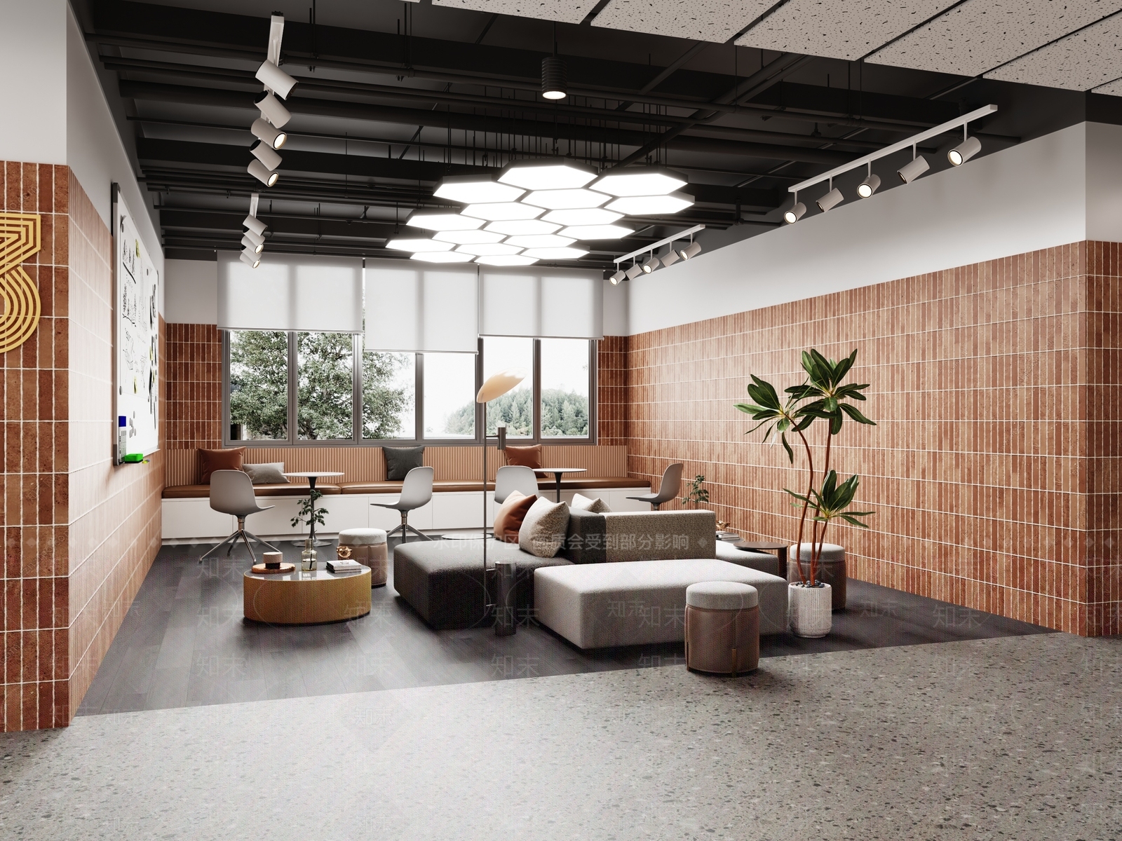 现代休息区SU模型下载【ID:1189664745】