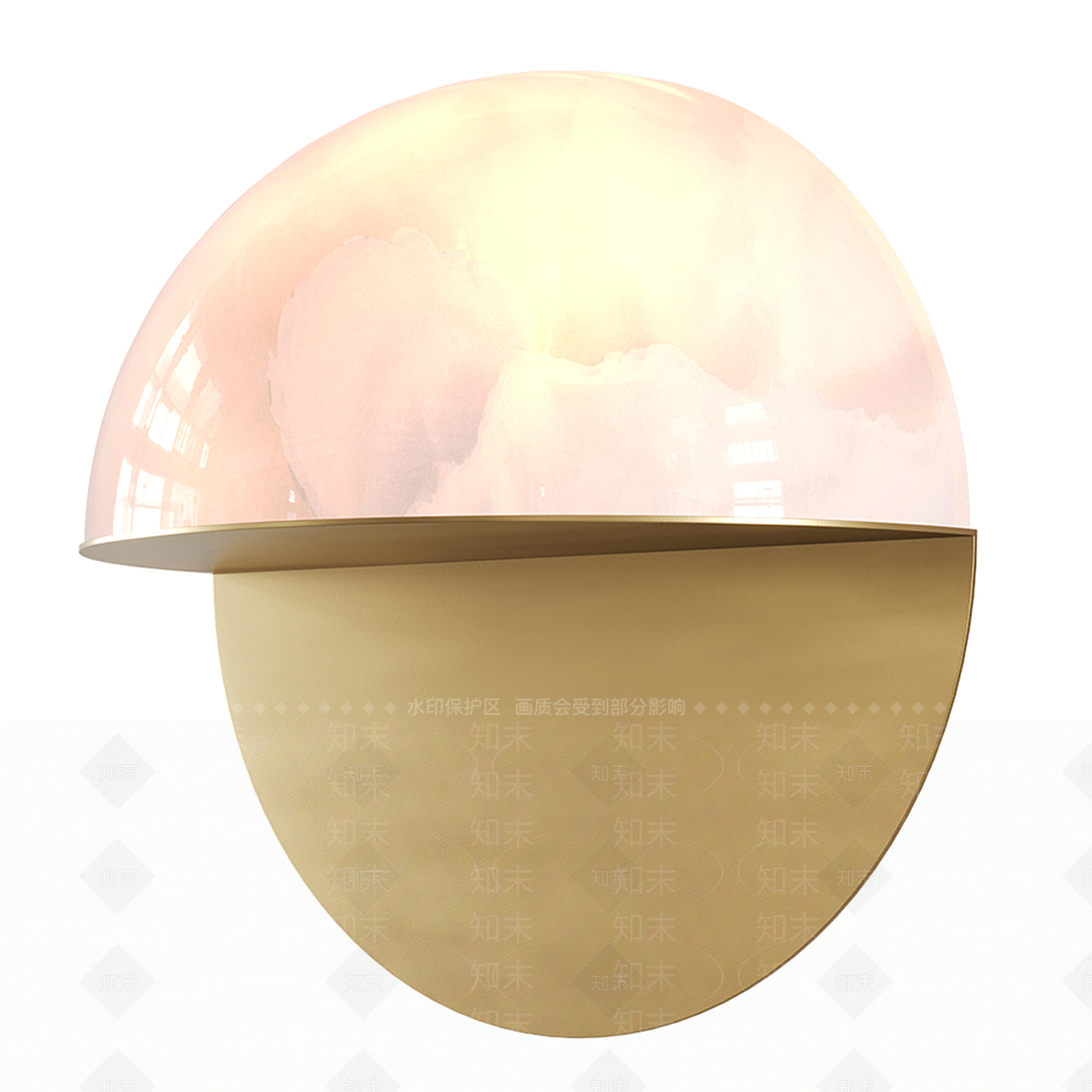 现代轻奢壁灯3D模型下载【ID:1189667503】
