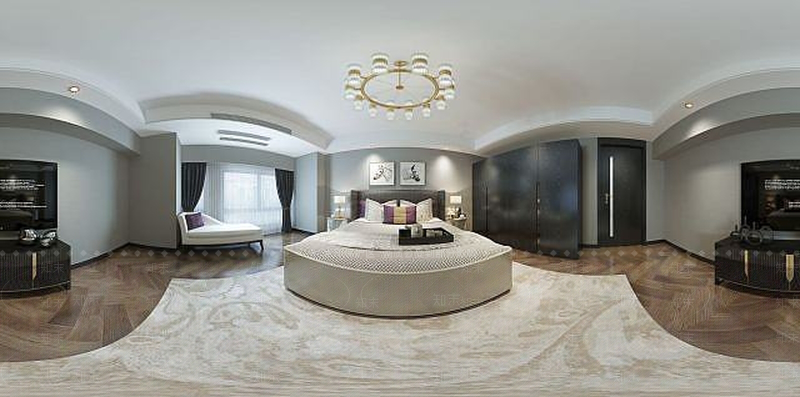 现代简约卧室3D模型下载【ID:1189671934】
