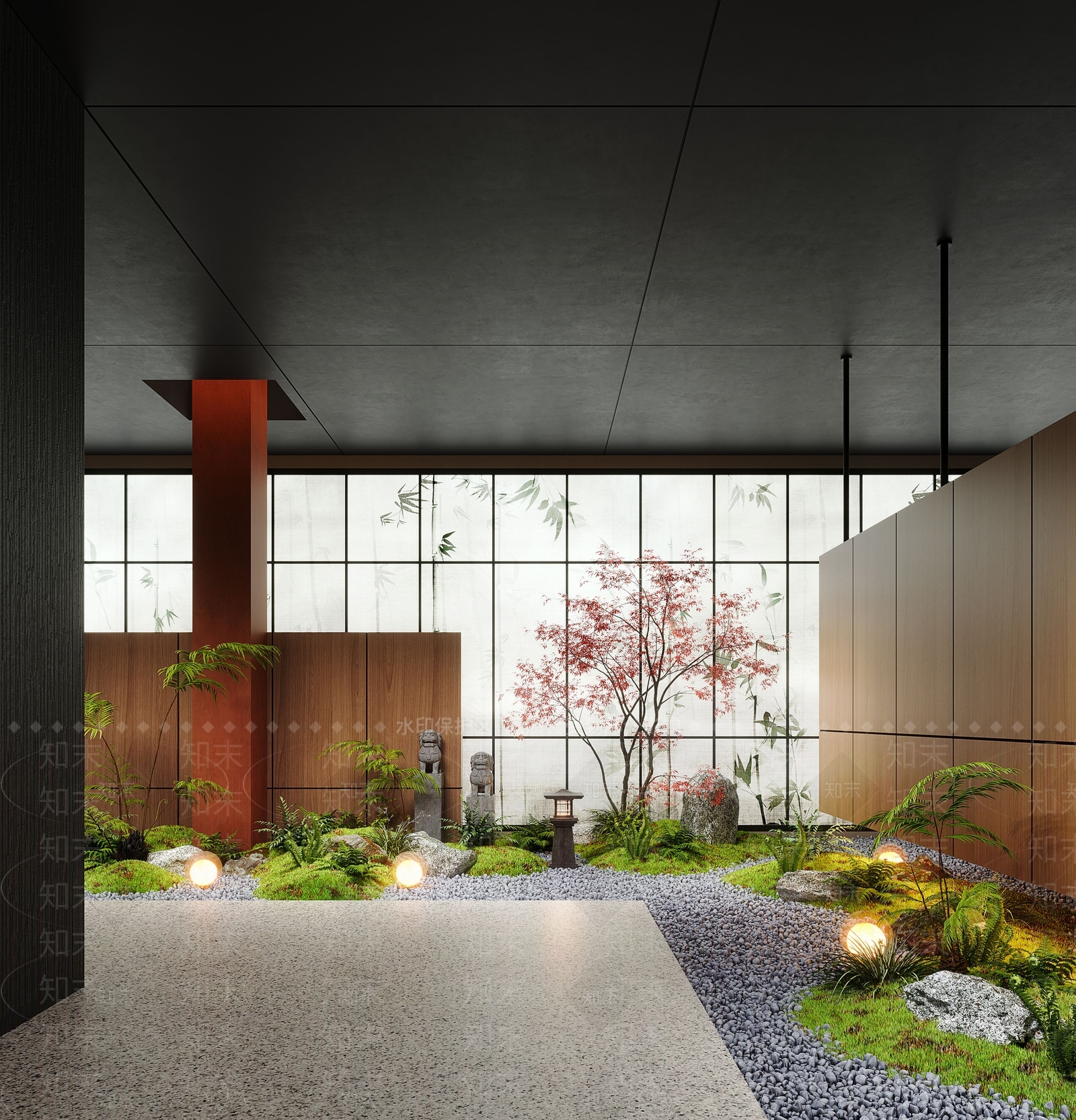 现代走廊3D模型下载【ID:1189674614】