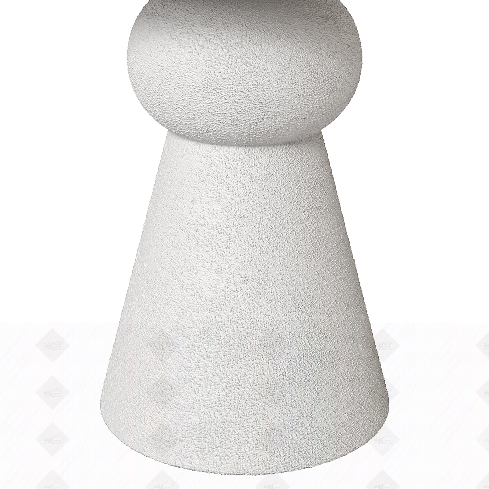 奶油侘寂边几3D模型下载【ID:1189676259】