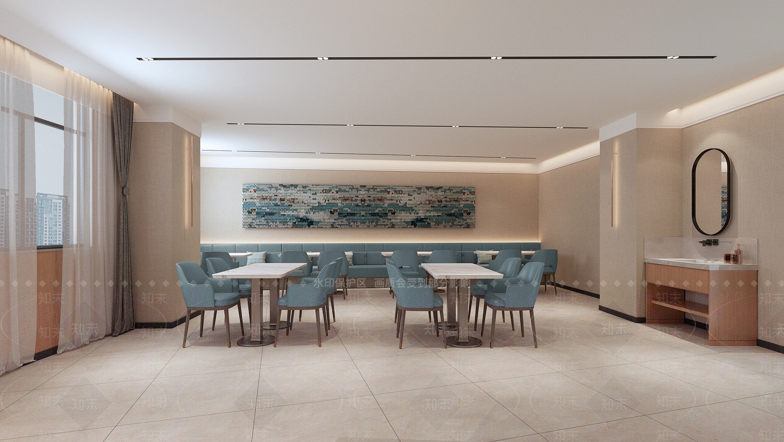 现代家居客厅3D模型下载【ID:1189680703】