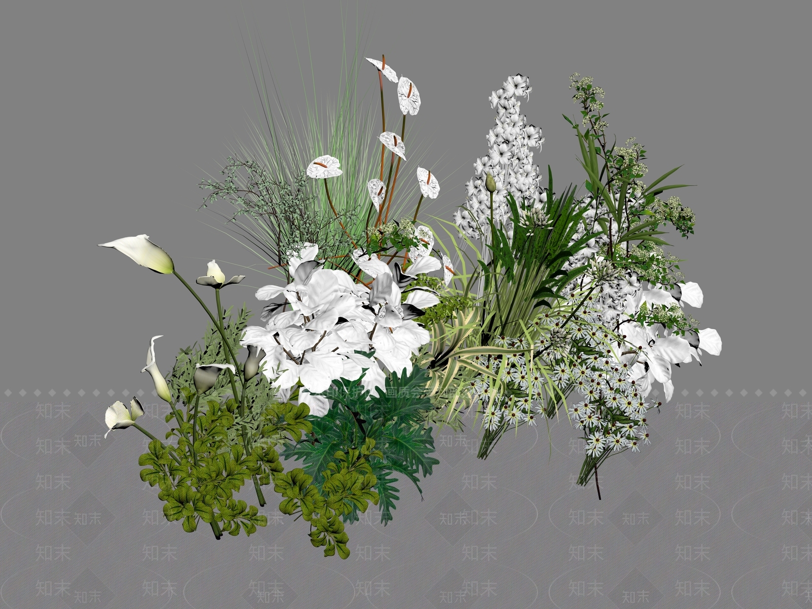 花草SU模型下载【ID:1189682887】