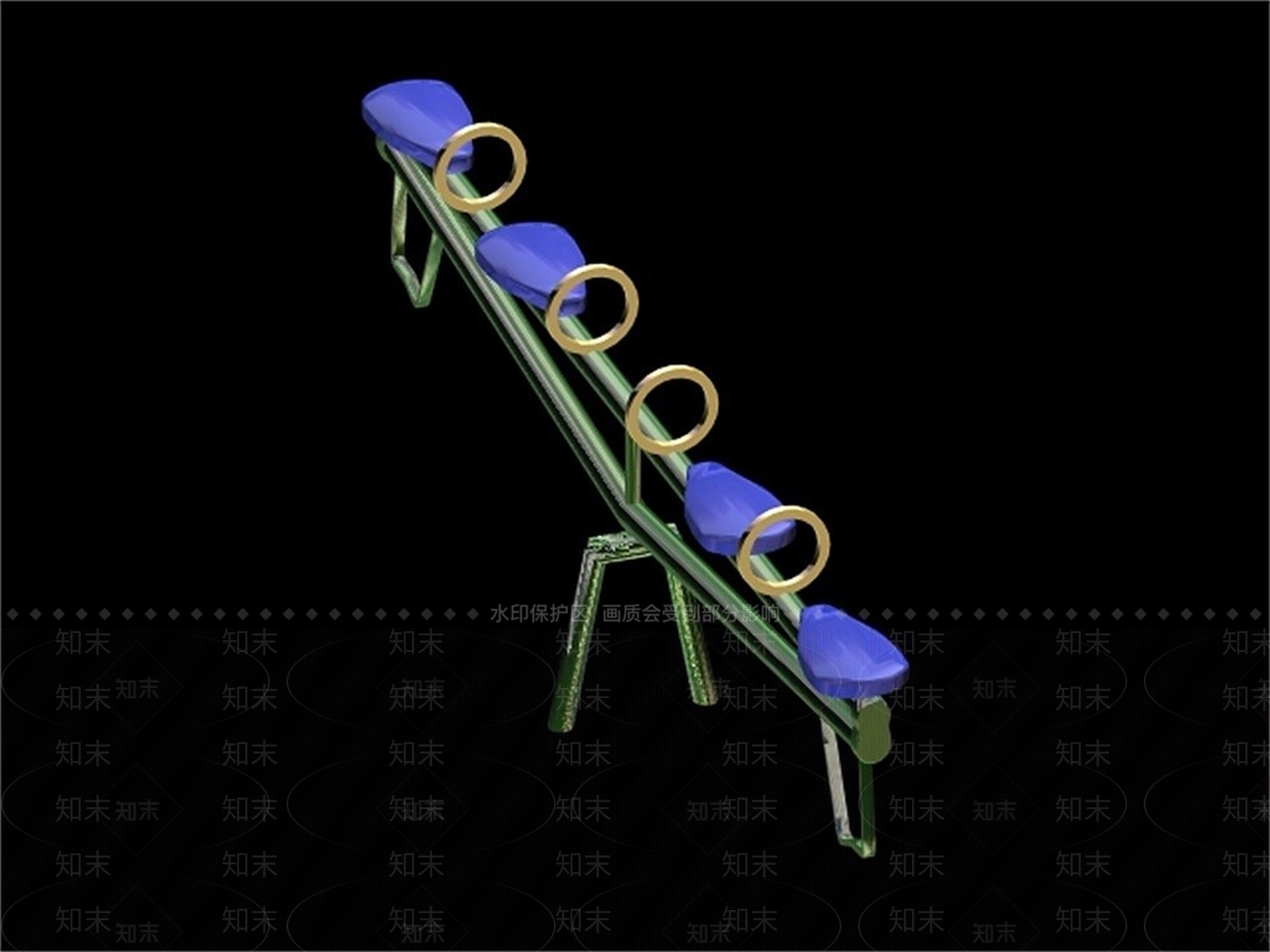 现代公用器材3D模型下载【ID:1189684037】