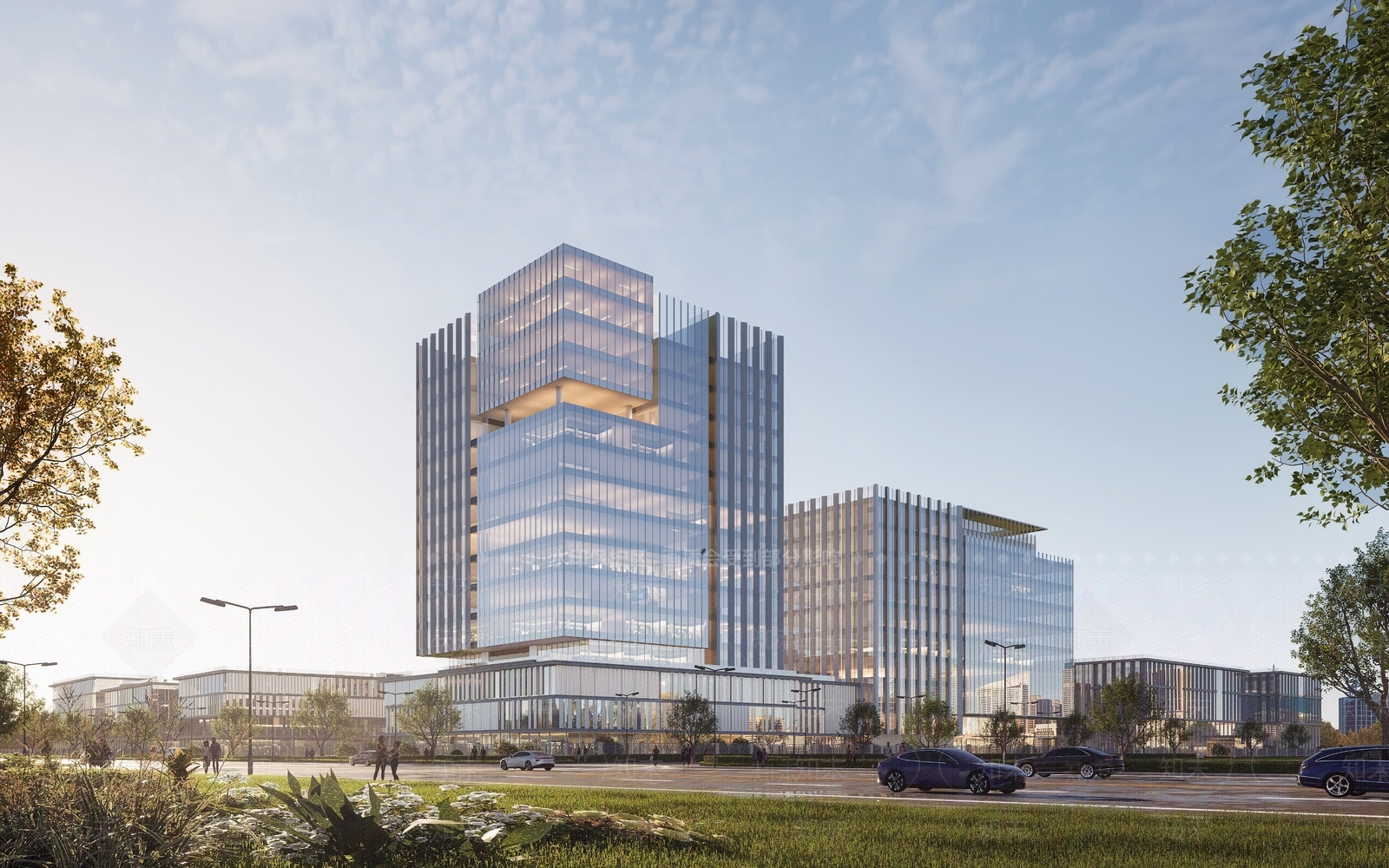 现代办公楼SU模型下载【ID:1189699477】