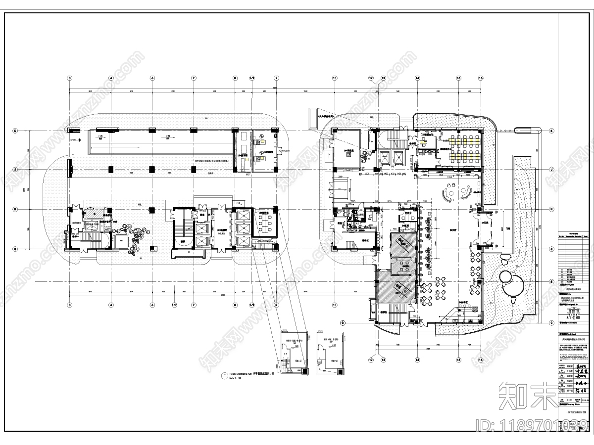 现代欧式医院cad施工图下载【ID:1189701039】