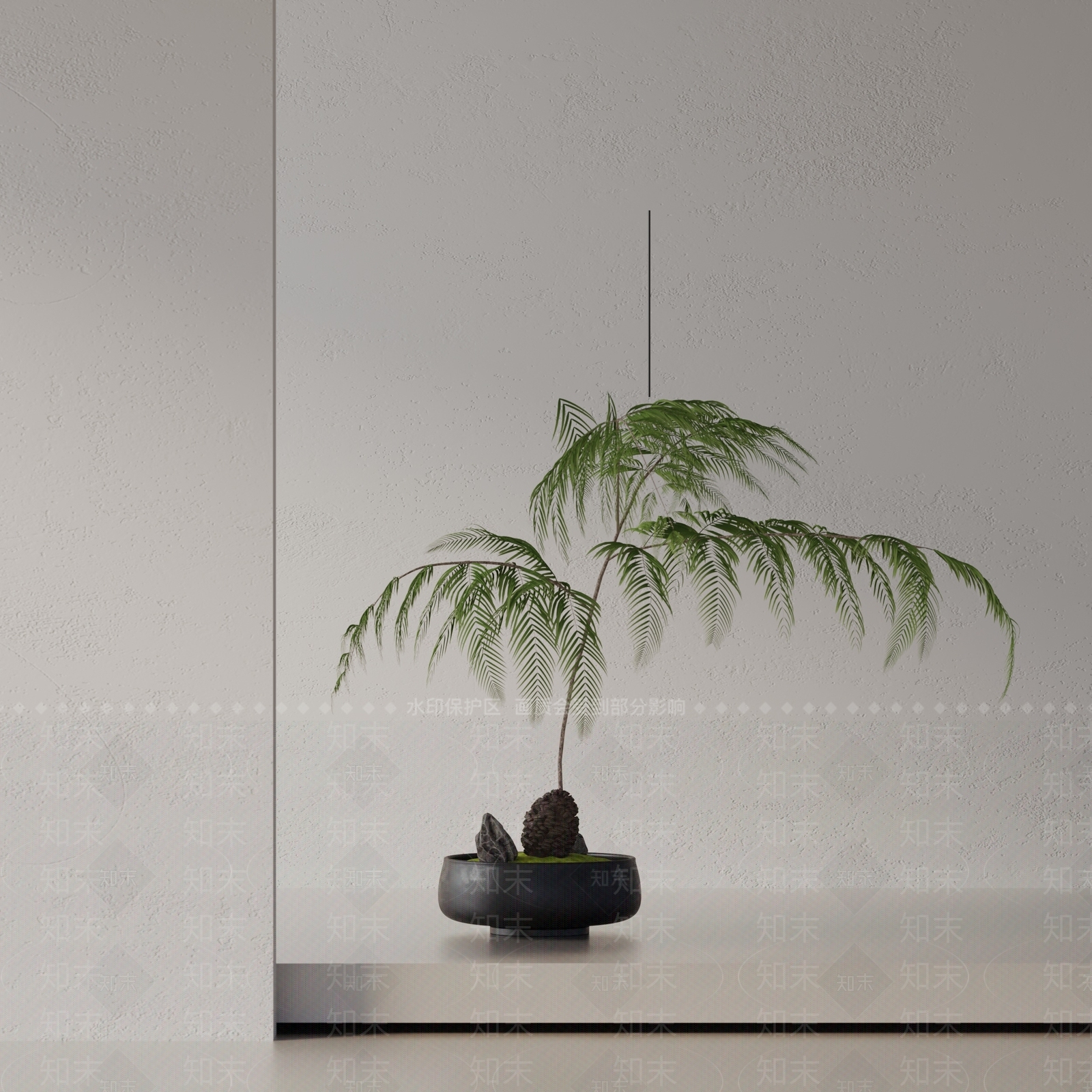 盆栽3D模型下载【ID:1189707775】
