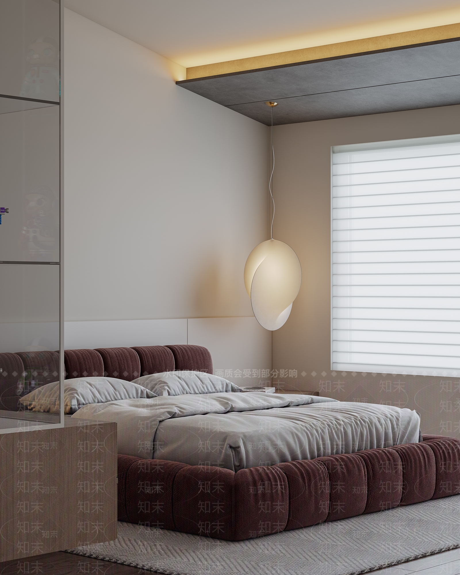 新中式现代家居卧室3D模型下载【ID:1189710258】