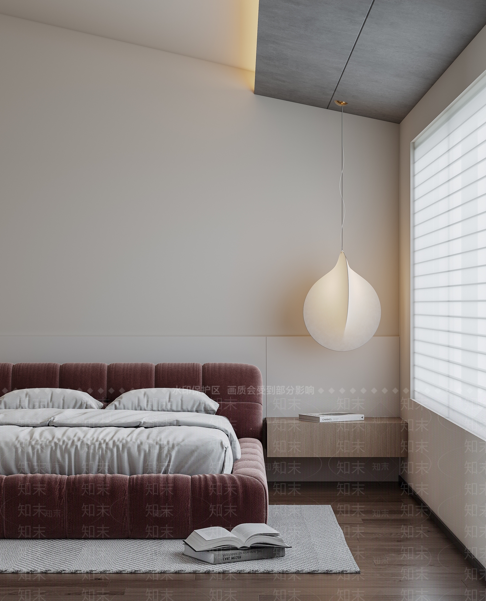 新中式现代家居卧室3D模型下载【ID:1189710258】