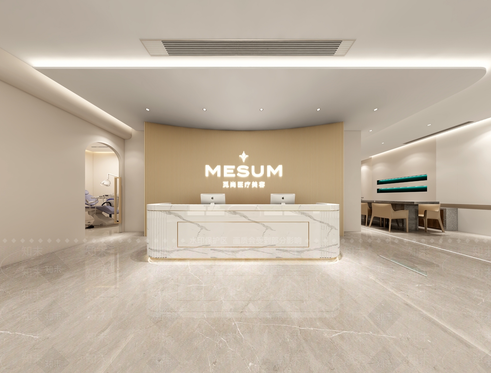 现代美容院3D模型下载【ID:1189710468】