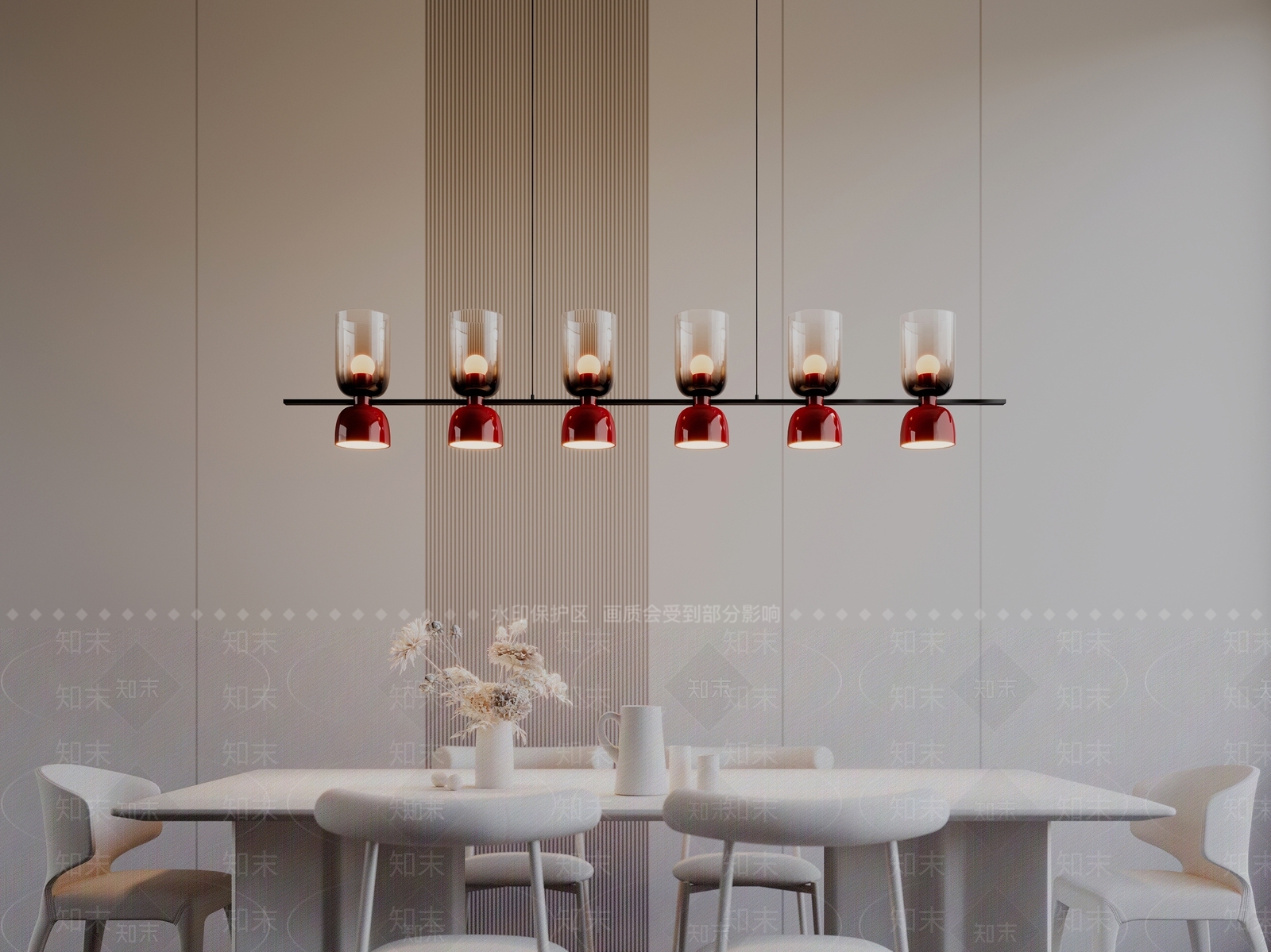 现代意式餐厅吊灯3D模型下载【ID:1189719197】