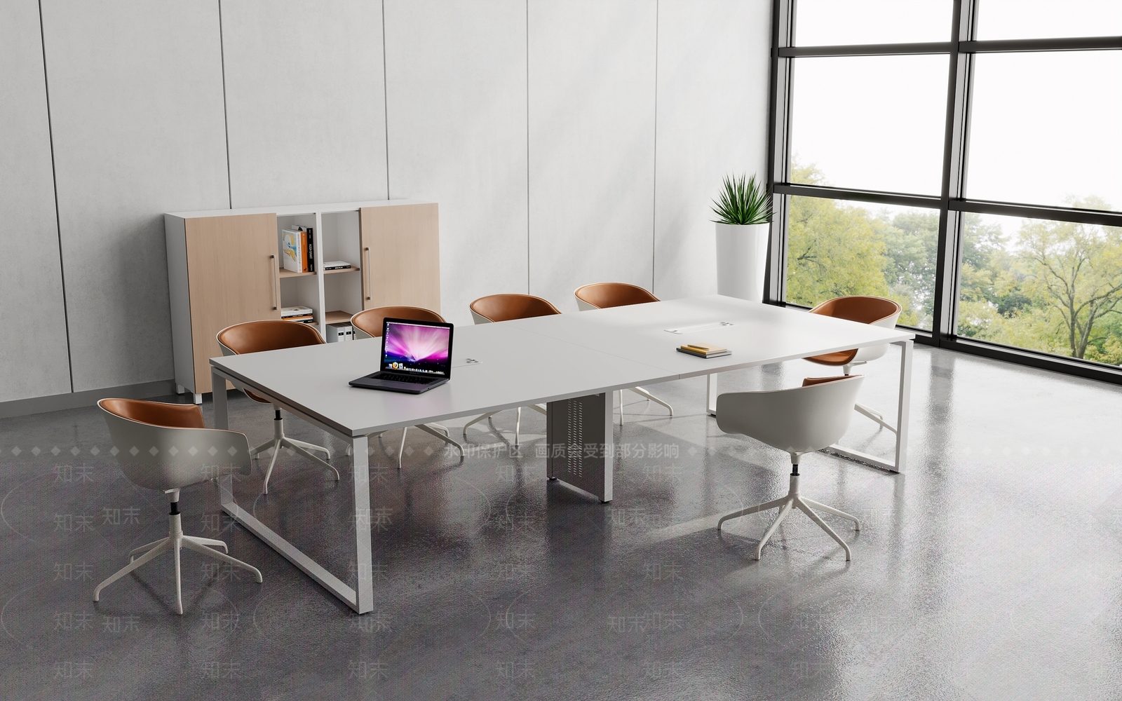 现代会议桌椅SU模型下载【ID:1189719935】
