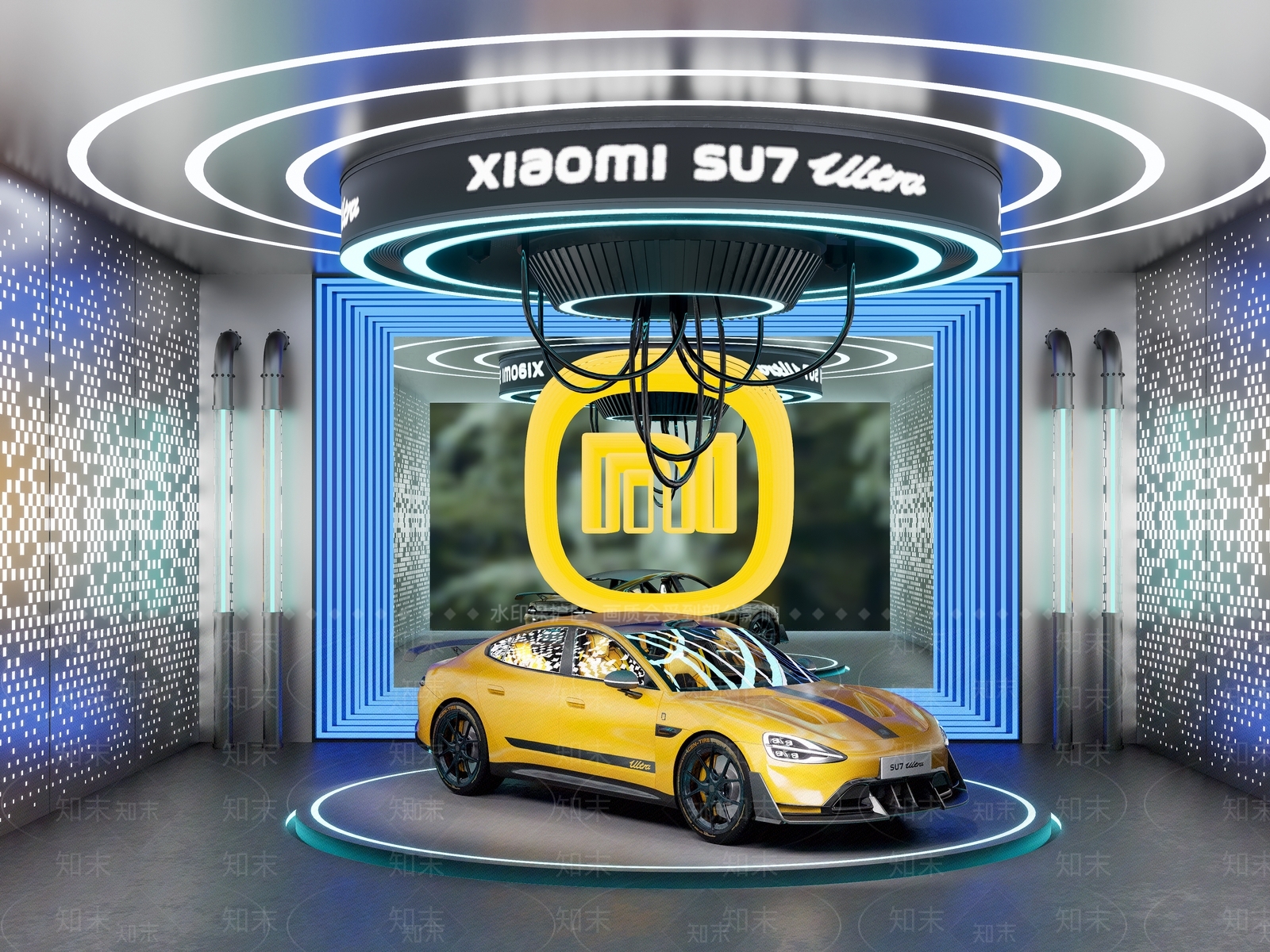 现代简约汽车4S店SU模型下载【ID:1189720819】